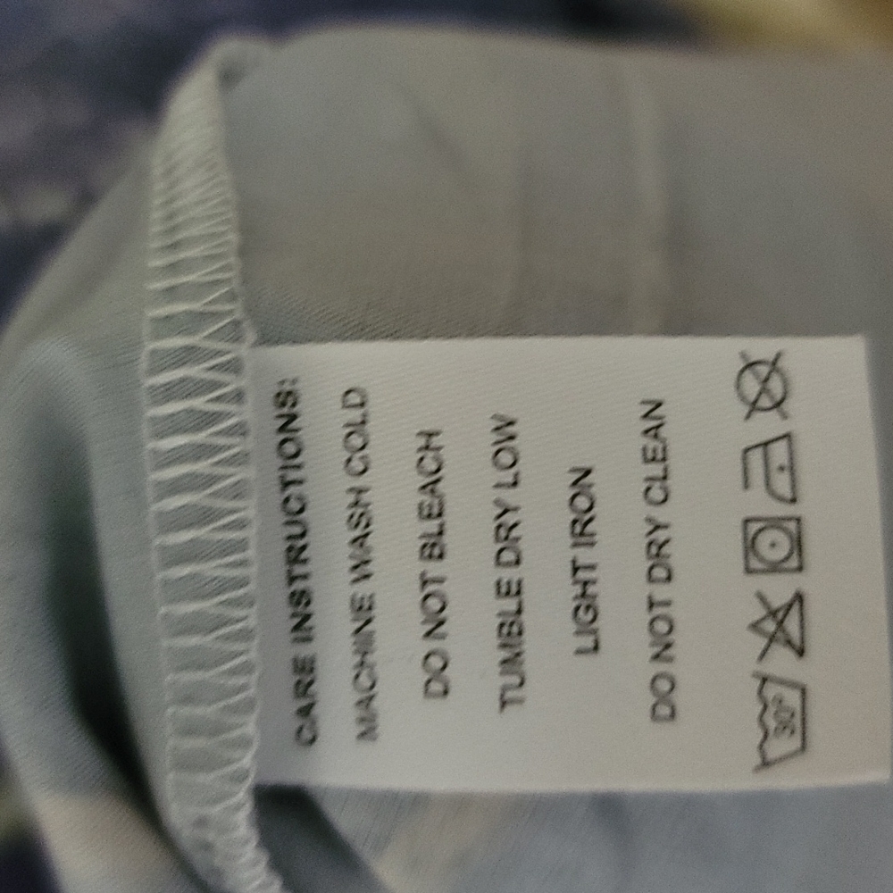 NEW Size Large Dress Blue/Purple & Gold - Picture 5 of 5